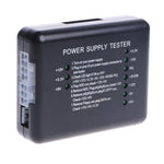 เครื่องทดสอบแหล่งจ่ายไฟ PC 20 / 24 พิน PSU ATX SATA HD พร้อมขั้วต่อ ATX