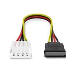 สายแปลงพาวเวอร์ IDE 4 พิน เป็น Serial ATA SATA (15 ซม.), วัสดุ: อะลูมิเนียม+แมกนีเซียม, 4 พิน IDE เป็น SATA