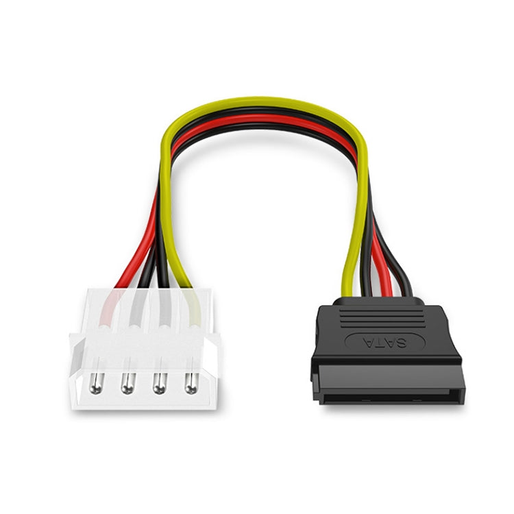 สายแปลงพาวเวอร์ IDE 4 พิน เป็น Serial ATA SATA (15 ซม.), วัสดุ: อะลูมิเนียม+แมกนีเซียม, 4 พิน IDE เป็น SATA