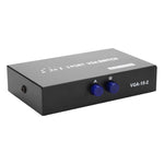 กล่องสวิตช์ VGA 2 พอร์ต, 2 เข้า 1 ออก สำหรับจอ LCD คอมพิวเตอร์ ทีวี - HD15 (FJ-15-2C)