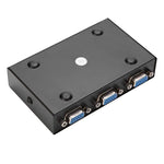 กล่องสวิตช์ VGA 2 พอร์ต, 2 เข้า 1 ออก สำหรับจอ LCD คอมพิวเตอร์ ทีวี - HD15 (FJ-15-2C)