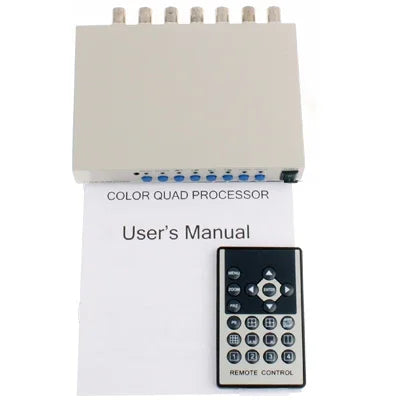 เครื่องประมวลผลวิดีโอรักษาความปลอดภัยสี CCTV 4 ช่อง (สีขาว), เครื่องประมวลผล 4 ช่อง