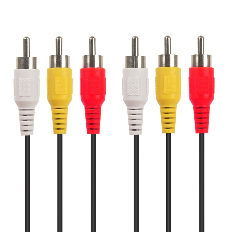 สายสัญญาณเสียงและวิดีโอ RCA สเตอริโอคุณภาพดี ความยาว 10 เมตร