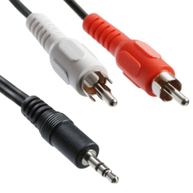 สายแจ็ค 3.5 มม. สเตอริโอคุณภาพปกติ ถึง RCA ตัวผู้, ความยาว 3 เมตร, ความยาว 3 เมตร
