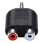 อะแดปเตอร์เสียง RCA ตัวเมียเป็นแจ็ค 3.5 มม. ตัวผู้แบบ Y, RCA ตัวเมีย 2 ช่องเป็น 3.5 มม., RCA (AV) ตัวเมีย 2 ช่องเป็น 3.5 มม.