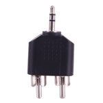 อะแดปเตอร์เสียง RCA ตัวผู้ 2 ช่องเป็นแจ็ค 3.5 มม. ตัวผู้แบบ Y, RCA ตัวผู้ 2 ช่องเป็น 3.5 มม.