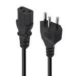 สายไฟ AC แบบ 3 ขา สไตล์บราซิล ความยาว: 1.2 ม. (OD5.5) ปลั๊กบราซิล 1.2 ม.