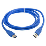 สายต่อ USB 3.0 A ตัวผู้ถึง A ตัวผู้ AM-AM, ความยาว: 1.5m, ความยาว: 1.5m