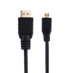 สาย Micro HDMI เป็น HDMI 19 พิน ยาว 1.5 เมตร รุ่น 1.4 รองรับ 3D ตัวผู้ HDMI รองรับ 3D ความยาว 1.5 เมตร