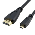 สาย Micro HDMI ถึง HDMI 19 พิน ความยาว 1.5m, เวอร์ชัน 1.4, ตัวผู้ HDMI, ความยาว: 1.5m