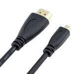 สาย Micro HDMI ถึง HDMI 19 พิน ความยาว 1.5m, เวอร์ชัน 1.4, ตัวผู้ HDMI, ความยาว: 1.5m