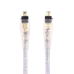 สายไฟ Firewire IEEE 1394 4 พิน ตัวผู้ถึงตัวผู้คุณภาพสูง, ความยาว: 3m (ชุบทอง), 4 พิน ถึง 4 พิน (3m)