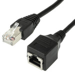 สายต่อ RJ45 ตัวเมียถึงตัวผู้ CAT สำหรับเครือข่าย, ความยาว: 30 ซม., RJ45 ตัวผู้ 30 ซม.