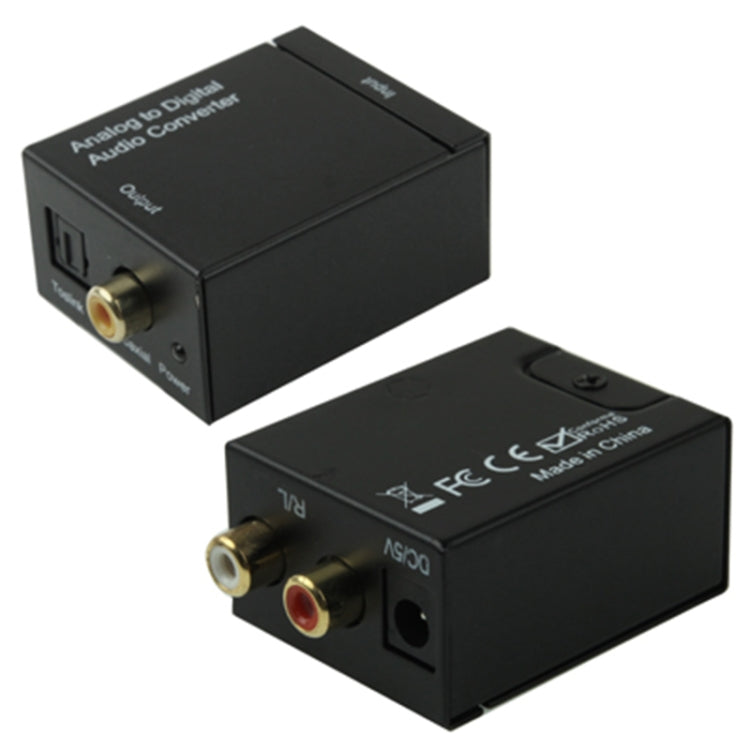 ตัวแปลงเสียงอนาล็อก RCA เป็นดิจิทัลออปติคัล Toslink (สีดำ), 2RCA เป็น Spdif+Coaxial