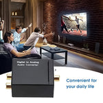 ตัวแปลงเสียงอนาล็อก RCA เป็นดิจิทัลออปติคัล Toslink (สีดำ), 2RCA เป็น Spdif+Coaxial