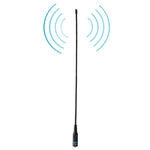 เสาอากาศวิทยุสื่อสารมือถือ NAGOYA NA-771 144/430MHz สปริงยืดหยุ่นแบบสองย่านความถี่ SMA-F ความยาวเสา 38 ซม.