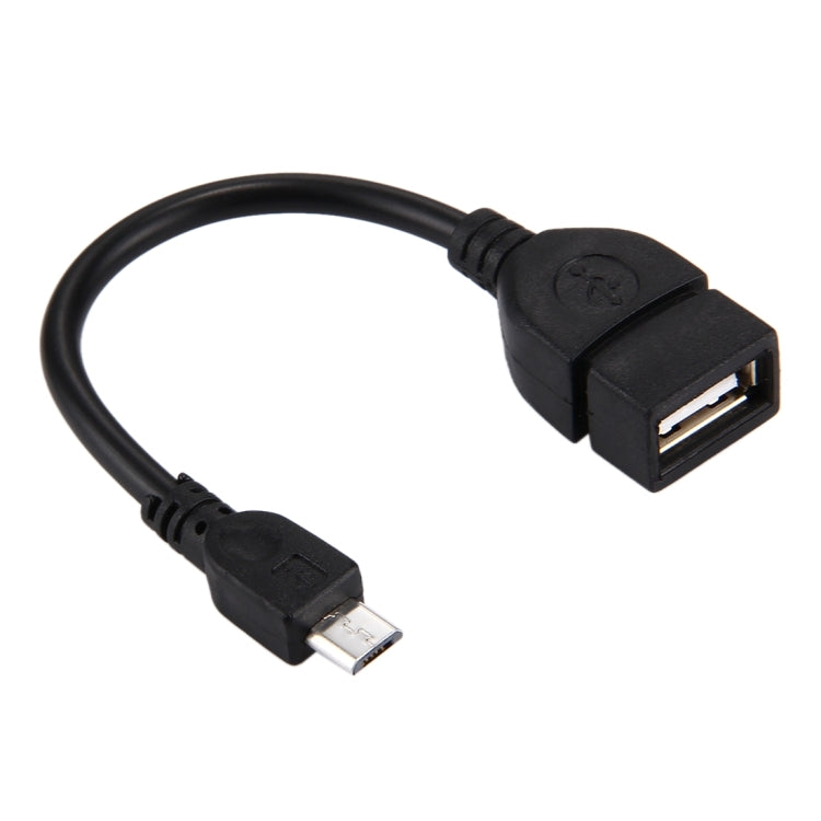 อะแดปเตอร์ USB A ตัวเมียเป็น Micro USB 5 พิน ตัวผู้ ความยาว 10 ซม. พร้อม OTG