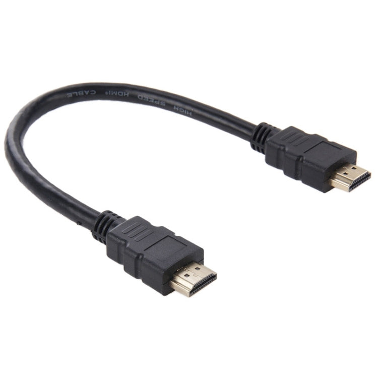 สาย HDMI รุ่น 1.3 ยาว 28 ซม. ชุบทอง 19 พิน HDMI ถึง 19 พิน HDMI, HDMI ชุบทอง, ความยาว: 28 ซม.