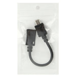 สายแปลง Mini USB ตัวเมียเป็น Micro USB ตัวผู้, ความยาว: 13 ซม.