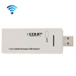 อะแดปเตอร์ไวไฟไร้สาย EDUP AC-1601 802.11AC 1200M แบบสองย่านความถี่ USB 3.0, AC-1601 1200Mbps