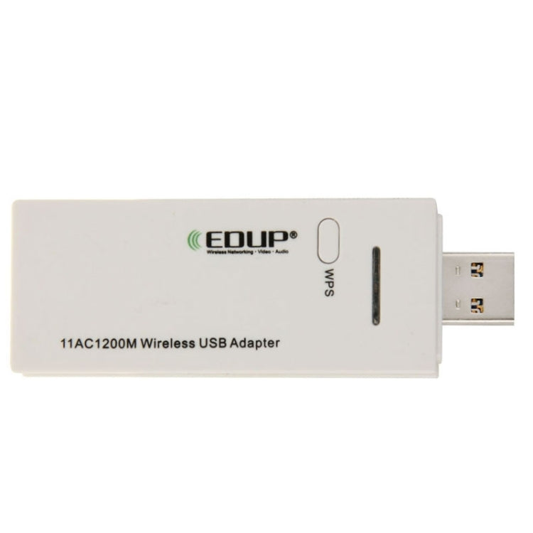อะแดปเตอร์ไวไฟไร้สาย EDUP AC-1601 802.11AC 1200M แบบสองย่านความถี่ USB 3.0, AC-1601 1200Mbps