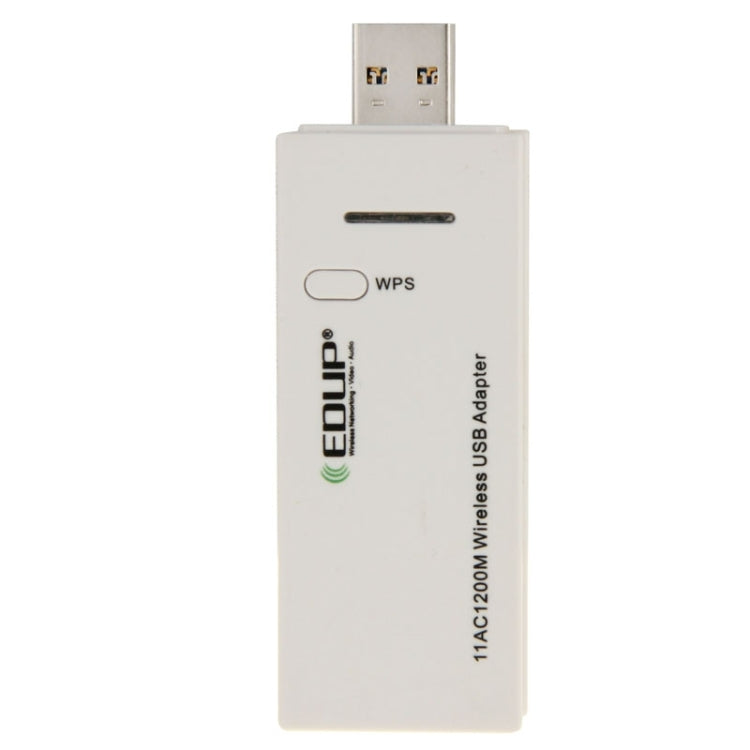 อะแดปเตอร์ไวไฟไร้สาย EDUP AC-1601 802.11AC 1200M แบบสองย่านความถี่ USB 3.0, AC-1601 1200Mbps