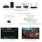 อะแดปเตอร์ไวไฟไร้สาย EDUP AC-1601 802.11AC 1200M แบบสองย่านความถี่ USB 3.0, AC-1601 1200Mbps