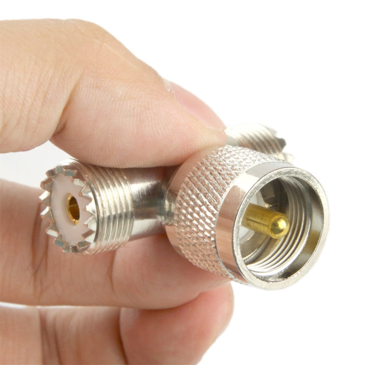 อะแดปเตอร์ UHF ตัวผู้กับ 2 x UHF ตัวเมีย, UHF ตัวผู้