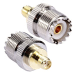 อะแดปเตอร์ coaxial SMA ตัวเมียกับ UHF ตัวเมีย, SMA ตัวเมียกับ UHF ตัวเมีย