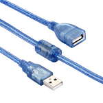 สายต่อขยาย USB 2.0 AM เป็น AF ความเร็วสูง ความยาว 10 ม., AM เป็น AF (คุณภาพสูง), ความยาว 10 ม.
