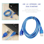 สายต่อขยาย USB 2.0 AM เป็น AF ความเร็วสูง ความยาว 10 ม., AM เป็น AF (คุณภาพสูง), ความยาว 10 ม.