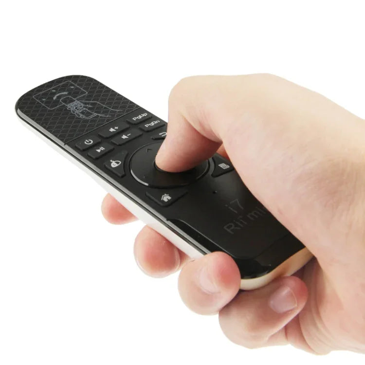 Rii i7 มินิแอร์เมาส์คีย์บอร์ดรีโมทไร้สายสำหรับ HTPC / Android TV Box / Xbox360, Rii i7