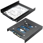 ตัวแปลง SSD HDD ขนาด 2.5 นิ้ว เป็น 3.5 นิ้ว ขาแขวนอะแดปเตอร์โลหะสำหรับฮาร์ดไดรฟ์