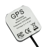 เสาอากาศ GPS สำหรับรถยนต์ ตัวรับสัญญาณแบบแอคทีฟ ฐานแม่เหล็ก อะแดปเตอร์ติดตั้ง เสาอากาศ SMA ตัวผู้ ความยาวสาย: 3m, ขั้วต่อ SMA ตัวผู้