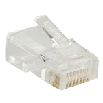100 ชิ้น / แพ็ค ขั้วต่อ RJ45 ปลั๊กโมดูลาร์ ทอง: 3u, ทอง: 3u