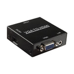กล่องสเกลเลอร์ HDMI Mini VGA เป็น HDMI ความละเอียด HD 1080P พร้อมอะแดปเตอร์แปลงสัญญาณเสียงและวิดีโอดิจิทัล สำหรับ PC / HDTV, ความละเอียด HD 1080P