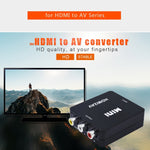 VK-126 ตัวแปลงวิดีโอ Mini HD HDMI เป็น AV/CVBS, HDMI เป็น AV/CVBS