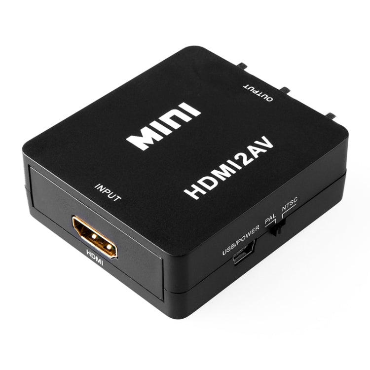 VK-126 ตัวแปลงวิดีโอ Mini HD HDMI เป็น AV/CVBS, HDMI เป็น AV/CVBS