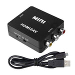 VK-126 ตัวแปลงวิดีโอ Mini HD HDMI เป็น AV/CVBS, HDMI เป็น AV/CVBS