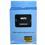 VK-126 ตัวแปลงวิดีโอ Mini HD HDMI เป็น AV/CVBS, HDMI เป็น AV/CVBS