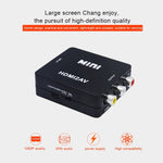 VK-126 ตัวแปลงวิดีโอ Mini HD HDMI เป็น AV/CVBS, HDMI เป็น AV/CVBS