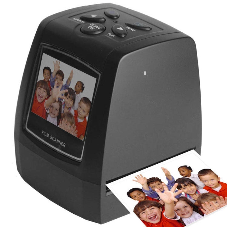 เครื่องสแกนฟิล์ม EC718 USB 2.0 ขนาด 35 มม. ความละเอียด 5MP จอ LCD TFT 2.36 นิ้ว รองรับการ์ด SD, EC718