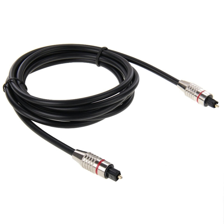 สายไฟเบอร์ออปติกเสียงดิจิทัล Toslink ตัวผู้เป็นตัวผู้ ขนาด OD: 5.0 มม., ความยาว: 2 ม., 2 ม.
