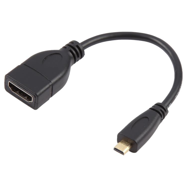 สายอะแดปเตอร์ Micro HDMI ตัวผู้ ถึง HDMI ตัวเมีย ความยาว: 17 ซม.