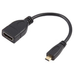 สายอะแดปเตอร์ Micro HDMI ตัวผู้ ถึง HDMI ตัวเมีย ความยาว: 17 ซม.