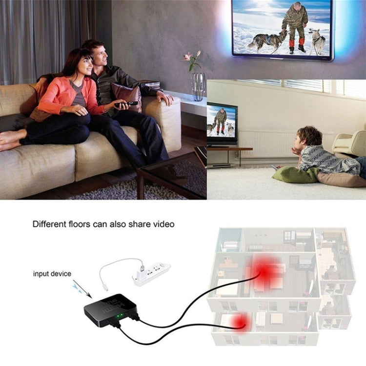 มินิ Full HD 4K ตัวแยกสัญญาณ HDMI 1x2 3D V1.4b สำหรับ HDTV / STB / DVD / โปรเจคเตอร์ / DVR, HDMI V1.4b