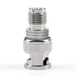 ตัวผู้ BNC + ตัวเมีย Mini UHF อะแดปเตอร์ RF โคแอกเชียล, ตัวผู้ + Mini UHF