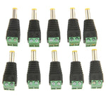 10 ชิ้น ตัวผู้สีเขียว DC ขนาด 5.5 x 2.1 มม. ตัวเชื่อมต่อพลังงาน, 5.5 x 2.1 มม.