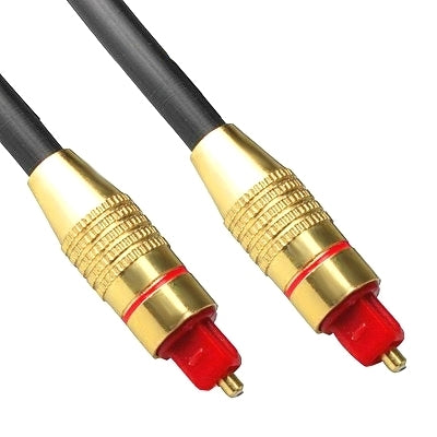 สายไฟเบอร์ออปติกเสียงดิจิทัล Toslink ขนาด OD: 5.0 มม., ความยาว 1.5m