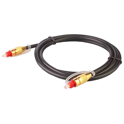 สายไฟเบอร์ออปติกเสียงดิจิทัล Toslink ขนาด OD: 5.0 มม., ความยาว 1.5m